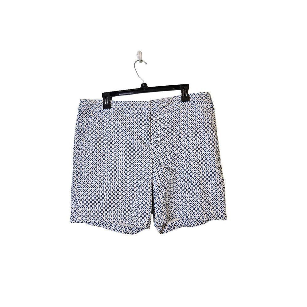 Izod blue and off white shorts. Size 14.